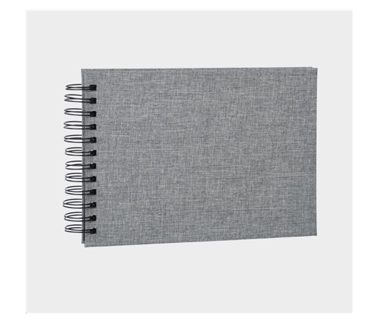 Focus Base Line Canvas Wire-O 23x17 Grey w. black sheets