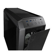 CHIEFTEC skříň STALLION 3, ATX, 1x USB-C 3.2, 2x USB 3.1, 1x USB 2.0, 4x 120mm RGB Fan, černá