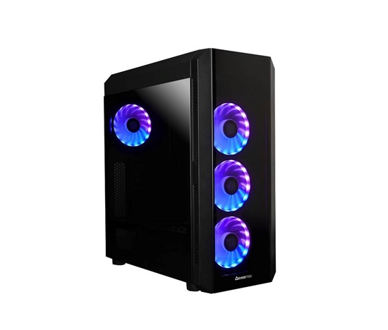 CHIEFTEC skříň SCORPION 3, ATX, 1x USB-C 3.2, 2x USB 3.1, 4x 120mm ARGB Fan, ARGB Hub, černá