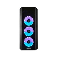 CHIEFTEC skříň SCORPION 3, ATX, 1x USB-C 3.2, 2x USB 3.1, 4x 120mm ARGB Fan, ARGB Hub, černá