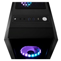 CHIEFTEC skříň SCORPION 3, ATX, 1x USB-C 3.2, 2x USB 3.1, 4x 120mm ARGB Fan, ARGB Hub, černá