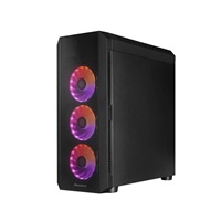 CHIEFTEC skříň SCORPION 4, ATX, 1x USB-C 3.2, 2x USB 3.1, 4x 120mm ARGB Fan, ARGB Hub, černá