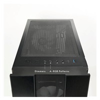 CHIEFTEC skříň HUNTER 2, ATX, 1x USB-C, 1x USB 3.1, 4x 120mm ARGB Fan, ARGB Hub, černá