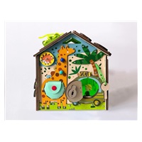 Activity board domeček svítící - Safari