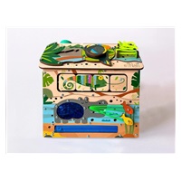 Activity board domeček svítící - Safari