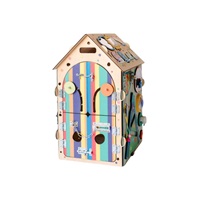 Svítící activity board domeček - ZOO