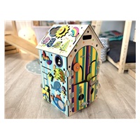 Svítící activity board domeček - ZOO