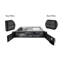 CHIEFTEC skříň Rackmount 2U mATX/ATX, UNC-209S-B-OP, Black
