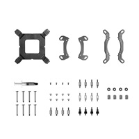 CHIEFTEC vodní chlazení CPU Iceberg 240, 2x120mm ARGB, ARGB vodní blok, LGA1851, AM5, černá