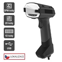 Virtuos DPM CCD 2D čtečka Virtuos HT-880DPM, USB, tmavě šedá