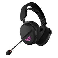 ASUS sluchátka ROG Pelta, Bezdrátové BT a RF 2.4GHz, ARGB, černá