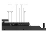 LENOVO LCD T65 - 65”,IPS,matný,16:9,3840x2160,Touch,60Hz,8ms,400cd/m2,1200:1,HDMI,DP,USB-C,ThB,RJ45,USBHub,VESA