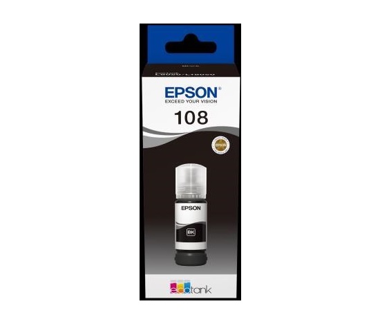 EPSON 108 EcoTank Black ink bottle