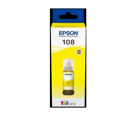 EPSON 108 EcoTank Yellow ink bottle