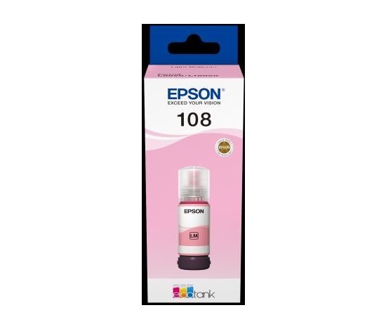 EPSON 108 EcoTank Light Magenta ink bottle