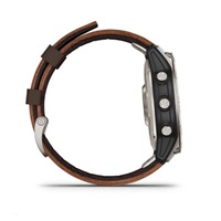 Garmin D2 Mach1, Sapphire Titan/ Brown Leather Band