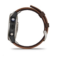 Garmin D2 Mach1, Sapphire Titan/ Brown Leather Band