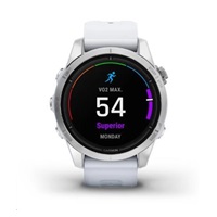 Garmin epix™ Pro (Gen 2) – Standard Edition | 42 mm, Silver / Whitestone Band