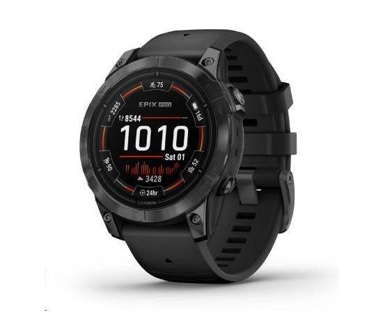 Garmin epix™ Pro (Gen 2) – Standard Edition | 47 mm, Gray / Black Band