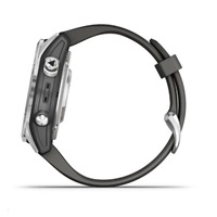Garmin fenix® 7S Pro – Solar Edition, Silver / Black Band