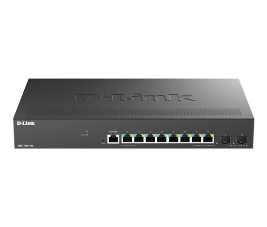 D-Link DMS-1250-10S/E 8x 2.5G BASE-T, 2x 10G SFP+ Smart Managed Switch