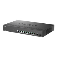D-Link DMS-1250-10S/E 8x 2.5G BASE-T, 2x 10G SFP+ Smart Managed Switch