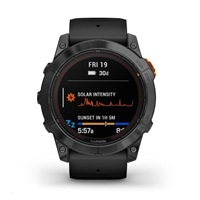 Garmin fenix® 7X Pro – Solar Edition, Gray / Black Band