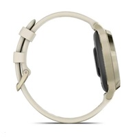 Garmin Lily® 2 Active, Lunar Gold / Bone Silicone Band