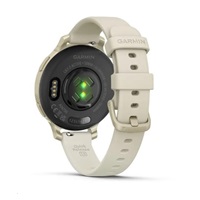 Garmin Lily® 2 Active, Lunar Gold / Bone Silicone Band