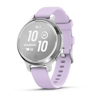 Garmin Lily® 2 Active, Silver / Purple Jasmine Silicone Band
