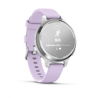 Garmin Lily® 2 Active, Silver / Purple Jasmine Silicone Band