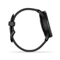 Garmin vívomove® Trend, Nerezová luneta Slate, pouzdro Black, silikonový řemínek
