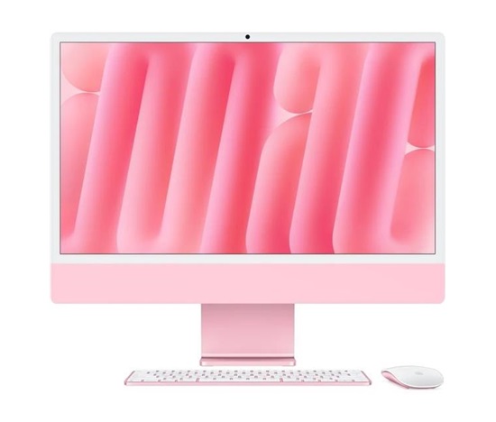 Apple iMac 24'' 4.5K display M4 chip 10-core CPU and 10-core GPU, 16GB, 256GB SSD - Pink