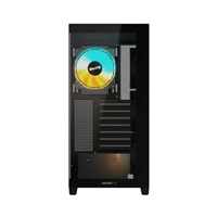 GIGABYTE case GB-C500P ST, Mid tower, 1xUSB-C 3.2, 2xUSB 3.0, 4x 120mm ARGB Fan, černá