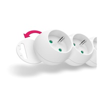 CONNECT IT prodlužovací kabel 230V, 3 zásuvky, 1.5m, s vypínačem, bílá