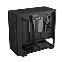 ASUS case A21 PLUS, Mini Tower, průhledná bočnice, 4x 120mm ARGB Fan, černá