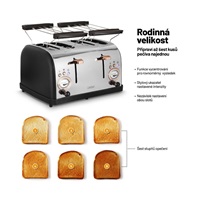BAZAR - Lauben Toaster 1500BC - Poškozený obal (Komplet)