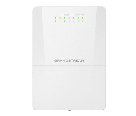 Grandstream GWN7710R venkovní L2 Lite managed switch, 5xGbE, 4xPoE+, IP66