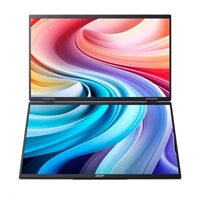 ACER LCD PD163Qbmiuux DUAL SCREEN 40cm (15.6") IPS LED, FHD 1920x1080@60Hz, 250cd/m2, 170/170, 2x2W repro, Black – náhled 7
