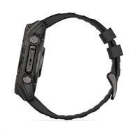 Garmin fenix® 8 AMOLED Sapphire - 51 mm - Carbon Gray DLC Titanium with Black | Pebble Gray Silicone Band, EU