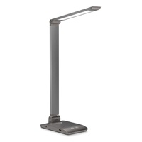 CONNECT IT Stolní LED lampa Bright, USB-A, šedá