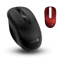CONNECT IT LONG LIFE bezdrátová tichá myš, USB, (+ 2x AA baterie zdarma), černá – náhled 1