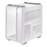 BAZAR - ASUS case TUF GAMING GT502 PLUS, Mid Tower, průhledná bočnice, 4x 120mm ARGB Fan, bílá - Poškozený obal (Komplet