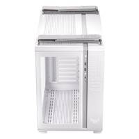 BAZAR - ASUS case TUF GAMING GT502 PLUS, Mid Tower, průhledná bočnice, 4x 120mm ARGB Fan, bílá - Poškozený obal (Komplet