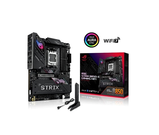 ASUS MB Sc AM5 ROG STRIX B850-E GAMING WIFI, AMD B850, 4xDDR5, 1xThunderbolt, 1xDP, 1xHDMI, WiFi, ATX