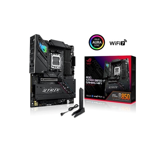 ASUS MB Sc AM5 ROG STRIX B850-F GAMING WIFI, AMD B850, 4xDDR5, 1xDP, 1xHDMI, WiFi, ATX