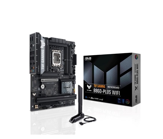 ASUS MB Sc LGA1851 TUF GAMING B860-PLUS WIFI, Intel B860, 4xDDR5, 1xThunderbolt, 1xDP, 1xHDMI, WiFi, ATX