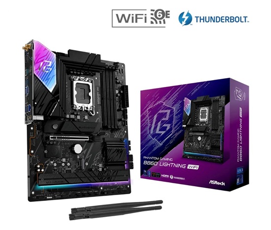 ASRock MB Sc LGA1851 B860 Lightning WiFi, Intel B860, 4xDDR5, 1xThunderbolt, 1xDP, 1xHDMI, WiFi, ATX