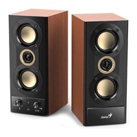 GENIUS reproduktory SP-HF800BT, 2.0, 20W, Bluetooth, 3.5mm Jack, dřevěné