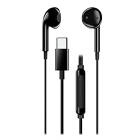 GENIUS sluchátka HS-M365 headset, mikrofon, USB-C, černá
